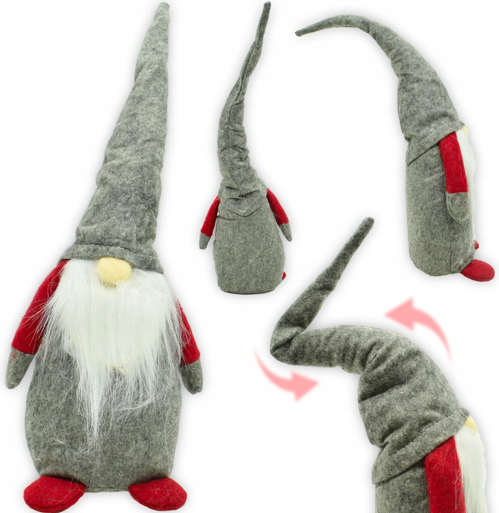 Mikulás Törpe Nagy Gnóm Karácsonyi Fadísz Dísz Dekoráció