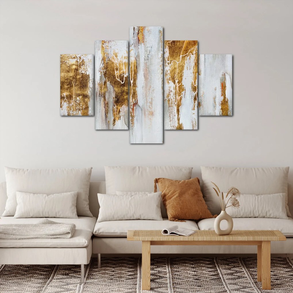Kép - Arany absztrakció (150x105 cm)