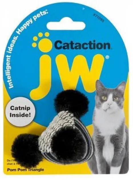 JW Cataction Pom Pom háromszög macskajáték
