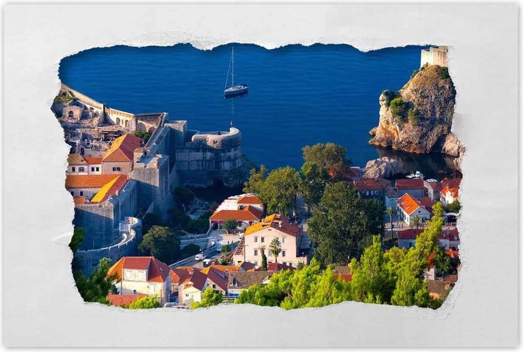 Poszterek 60x40 Kilátás Dubrovnikra