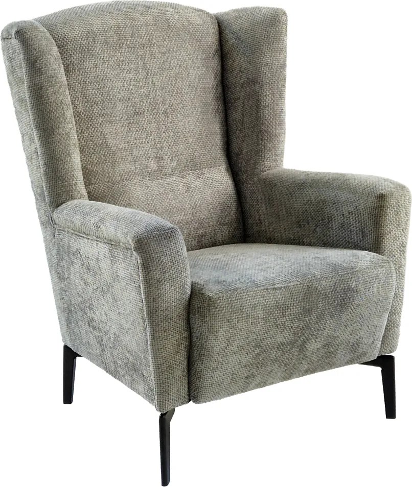 Füles fotel, szürke, ALURA