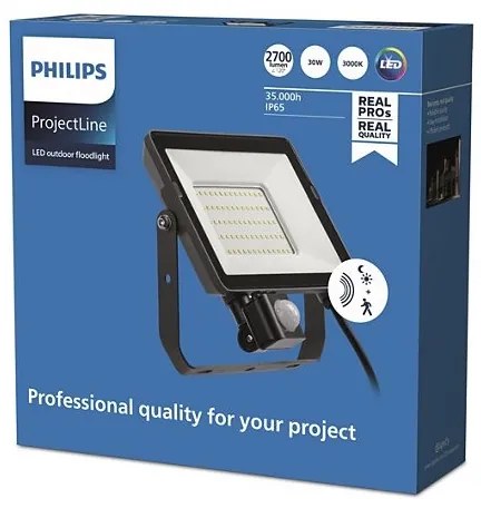 Philips - LED Kültéri reflektor érzékelővel PROJECTLINE LED/30W/230V IP65 3000K