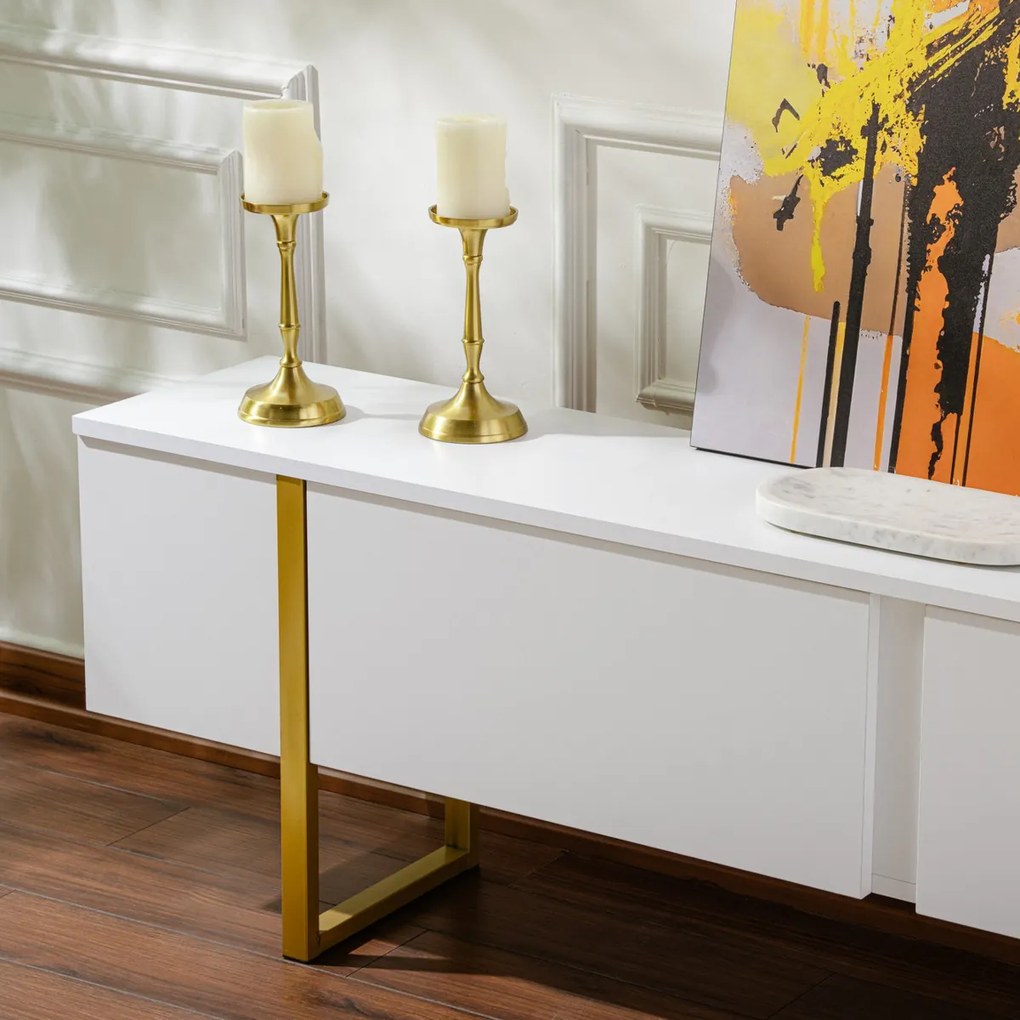 TV asztal Serenity White