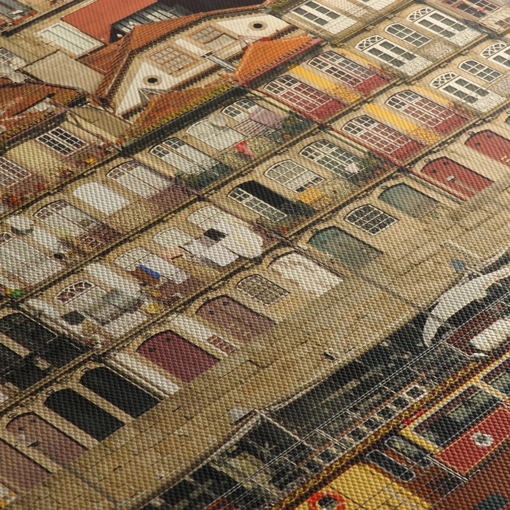 Kép - Vízparti negyed, Portugália (90x60 cm)
