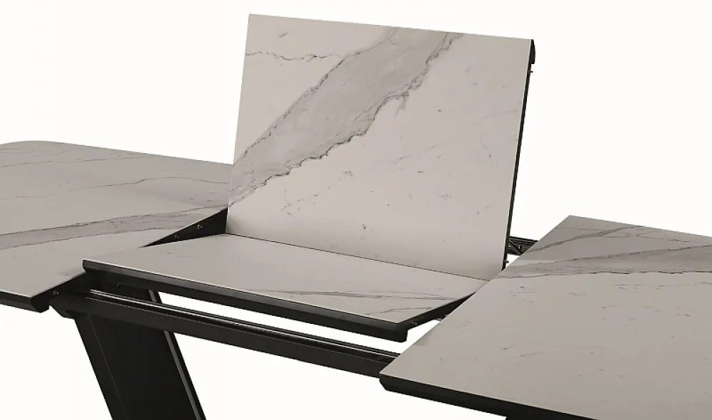 Armani bővíthető kerámia asztal fekete 160-220cm