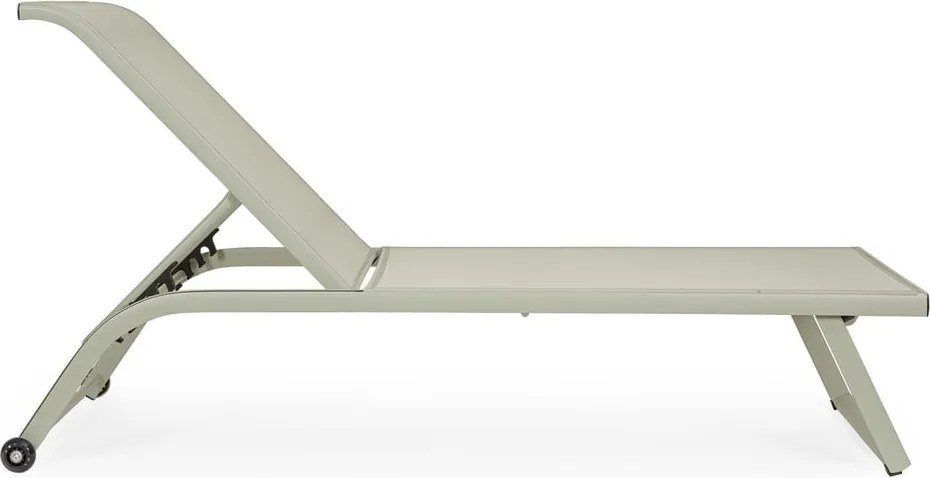 Szürkésbarna fém kerti napozóágy Taylor – Bizzotto