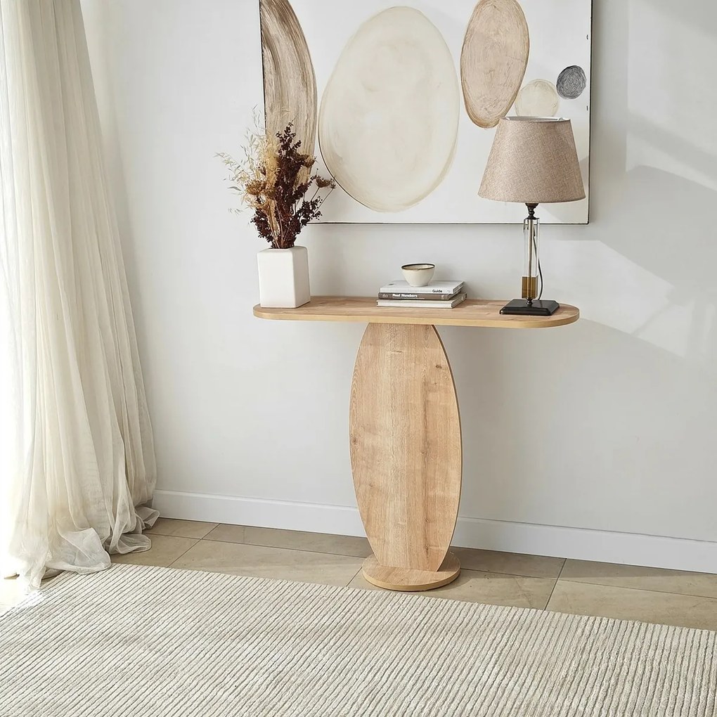 Ellittica Sapphire Oak összecsukható konzolasztal