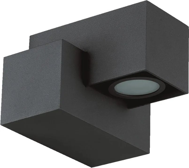 PREZENT 63006 ROCS Modern Kültéri Fali Lámpa Szürke LED IP44