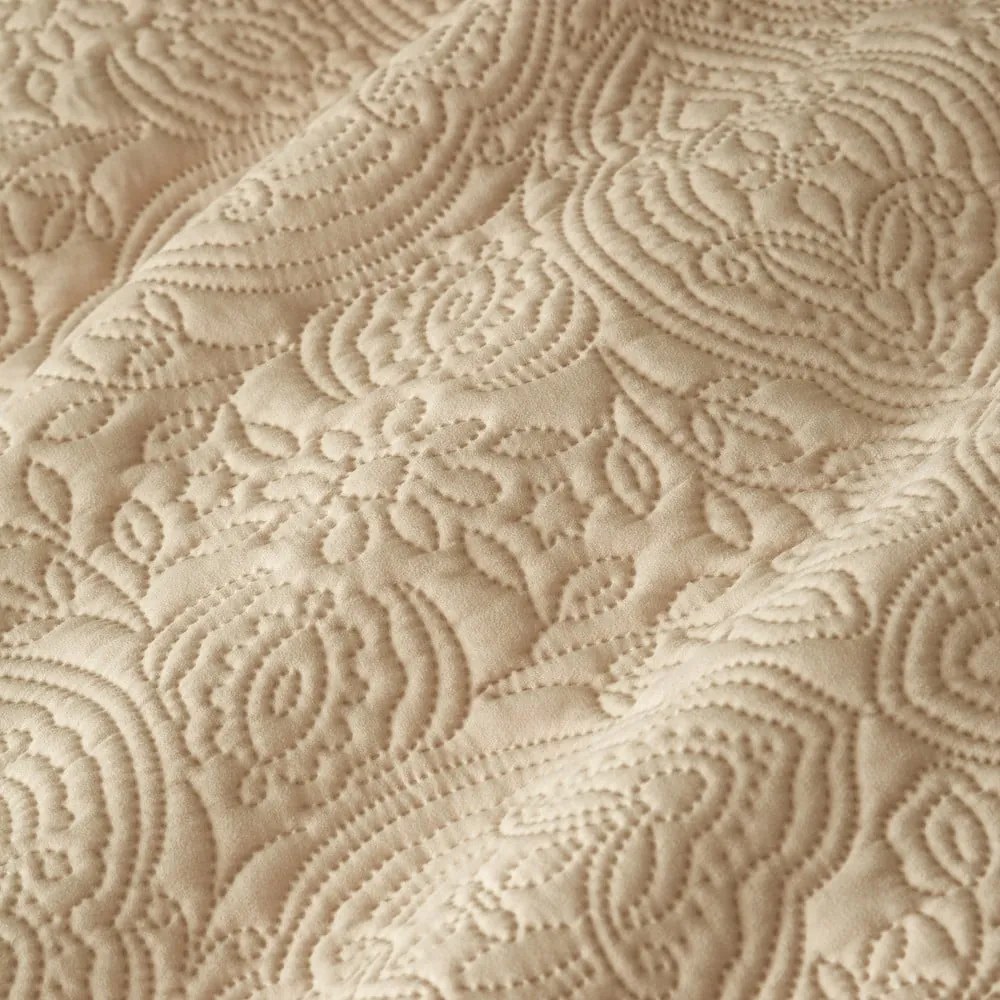 Bézs kétszemélyes ágyneműhuzat 200x200 cm Casablanca Pinsonic – Pineapple Elephant