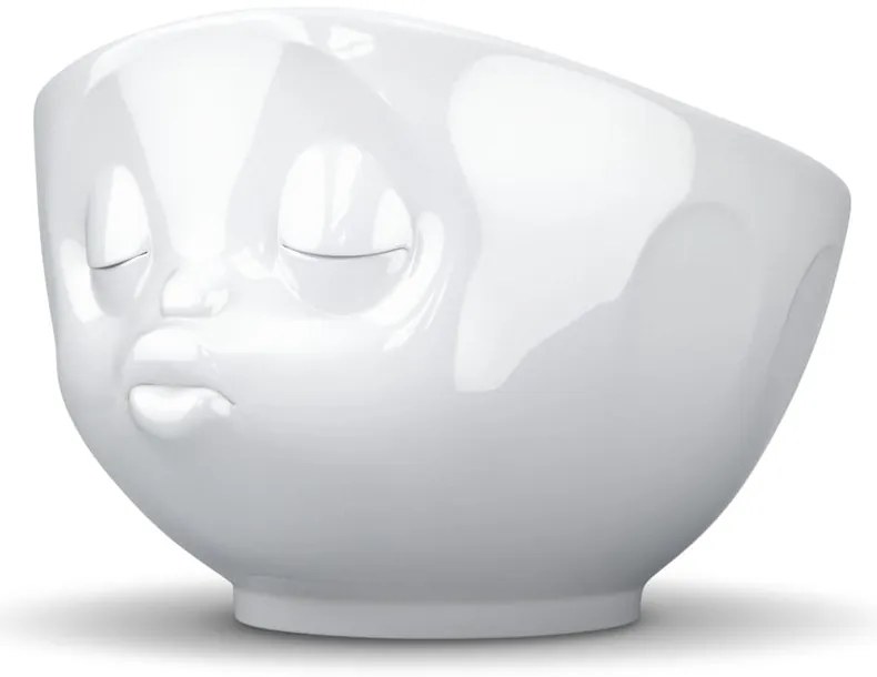 Fehér 'csókos' porcelán tálka - 58products