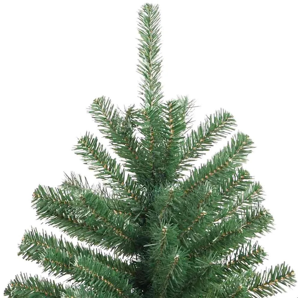 Műanyag Hajtogatós Karácsonyfa Zöld 210 cm PVC és fém