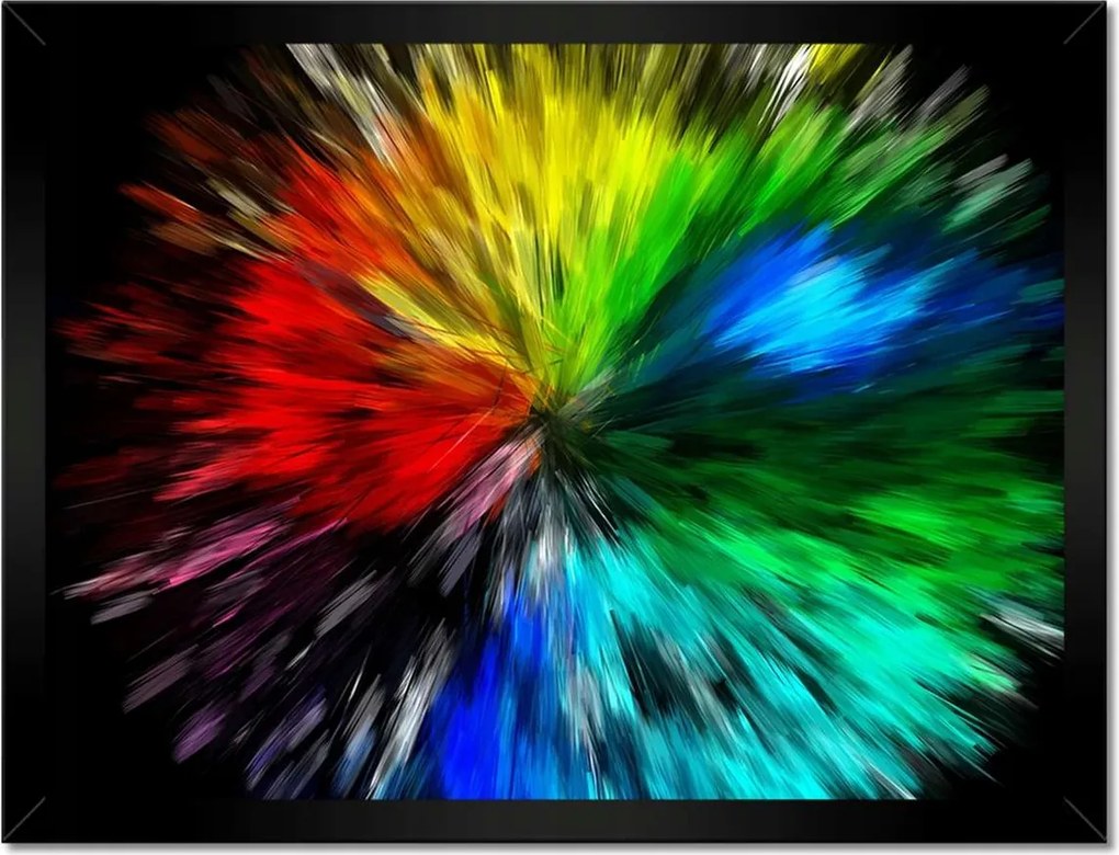 Poszterek keretben 40x30 Színes robbanás Színek