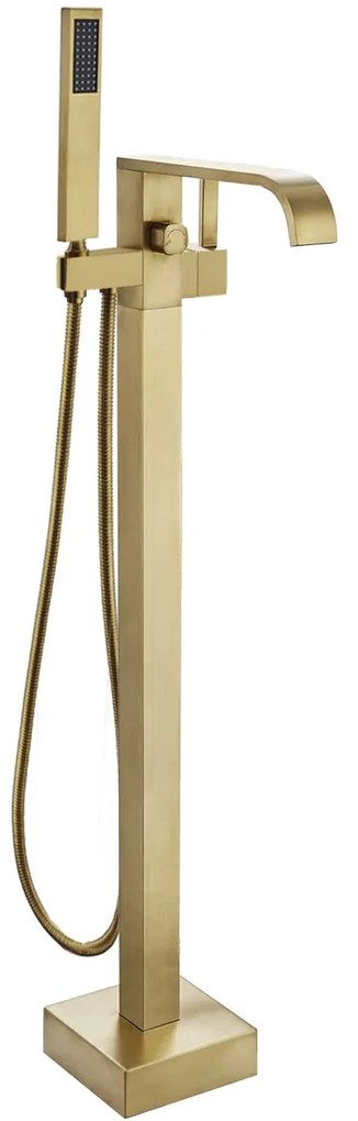 Fürdőkád csaptelep Rea Carat Gold Brush
