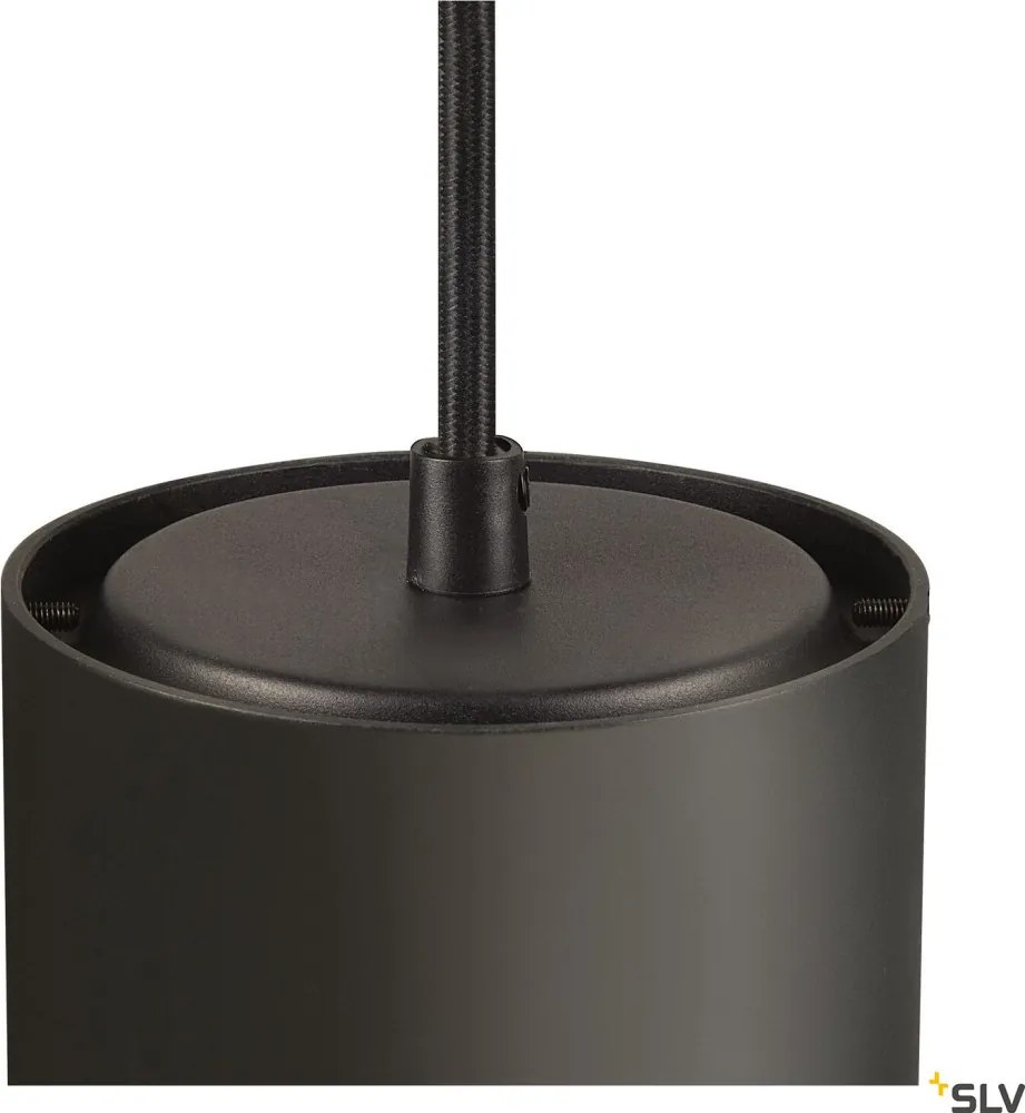 SLV 1005785 NUMINOS DALI XL Hengeres Függesztett Lámpa Fekete LED IP20
