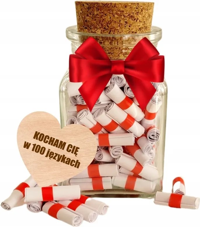 Valentin Nap Nőnapra Szeretlek 100 nyelven Gravírozás Ajándékba