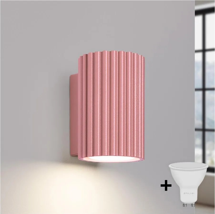 Brilagi - CRESTO LED fali lámpa 1xGU10/10W/230V 10 cm rózsaszín