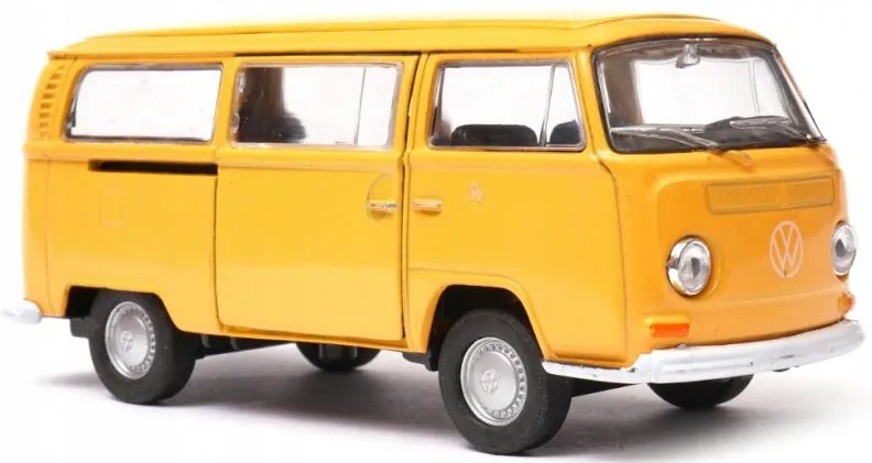 Fém autómodell - Nex 1:34 - 1972 Volkswagen Bus T2 Sárga: sárga