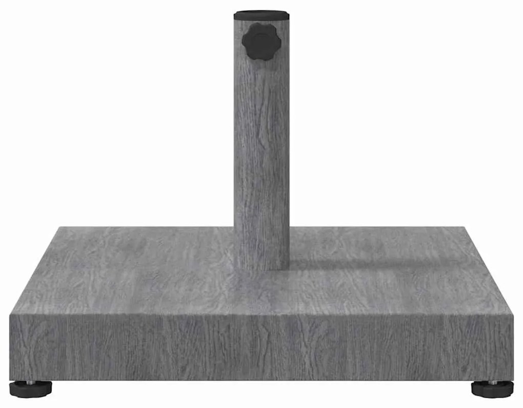 Kültéri Napernyő Tartók Sötét fa 45 x 45 x 31.5 cm Acél, Beton