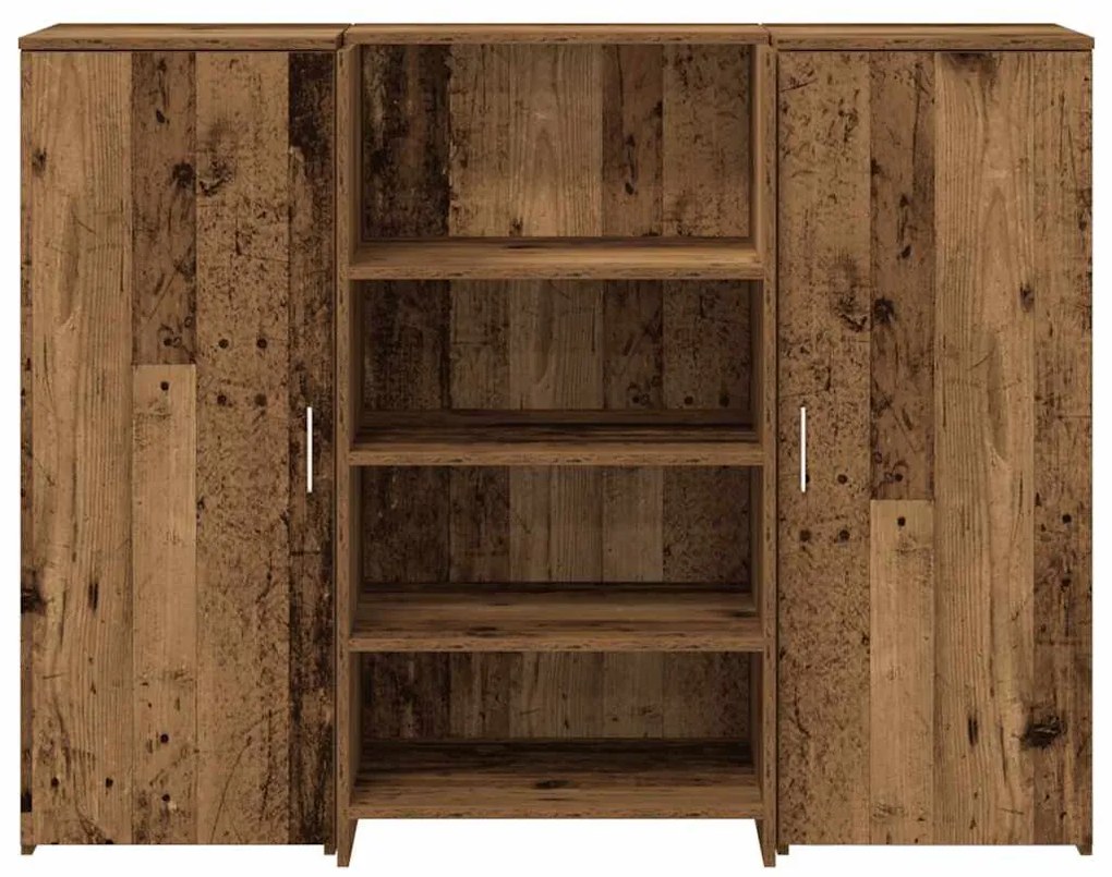 recepciós pult antik fa 135x50x103,5 cm szerelt fa