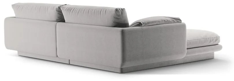 Világosszürke sarokkanapé (jobb oldali) Torino – Micadoni Home