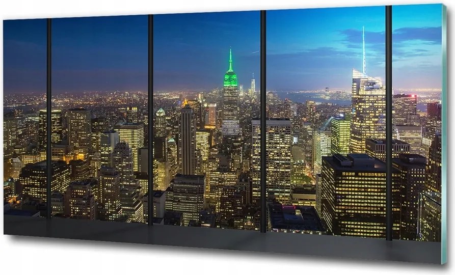 Fotó üvegkép Brooklyn híd 140x70