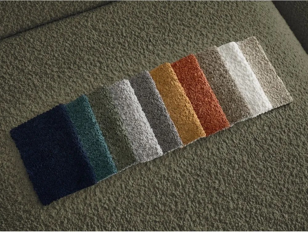 Zöld buklé fotel Tina – Bobochic Paris