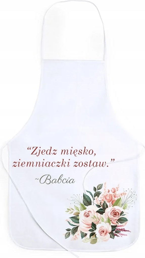 Konyhai kötény nagymama napjára 50x73