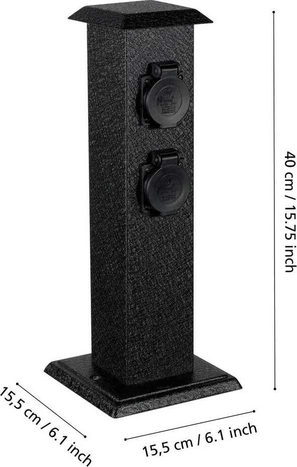 Kültéri konnektor (magasság 40 cm) PARK 4 – EGLO