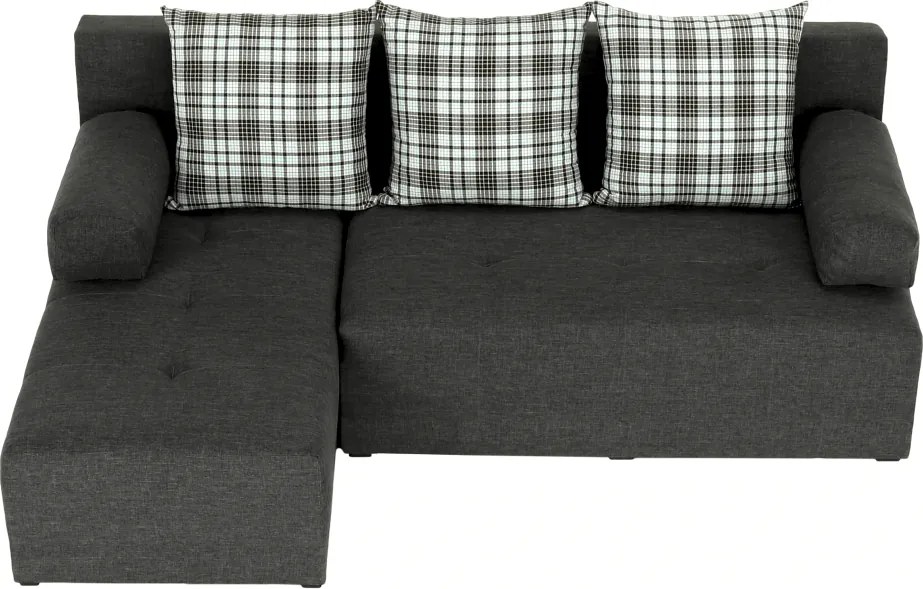 Sarokülőgarnitúra készlet, szürke melír /párnák minta, bal, MEXX NEW