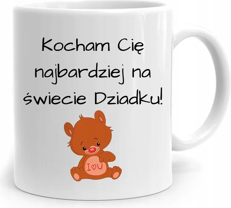 Bögre Ajándék Nagypapának Szeretlek A Legjobban fényképes nyomattal