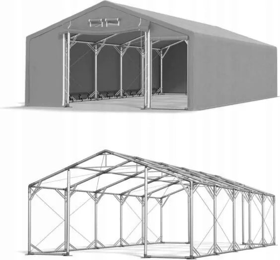 Party sátrak 8x10m Tömör Das 600 Pp