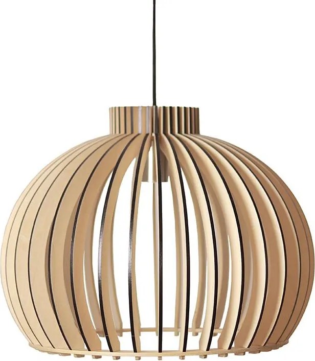 Tömör fa lámpa E27 / 450 - WRE142