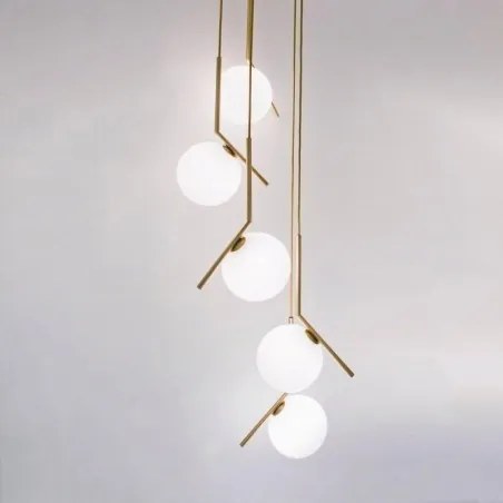 FLOS F3176059 Egyágú Függesztett Lámpa Üveg E27 IP20