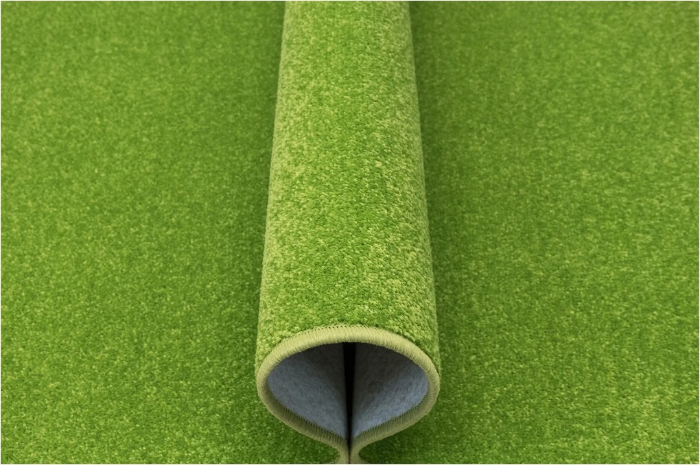 Szőnyeg Világos Zöld Puha Hálószoba Nappaliba Dynasty Méretre 250x400 cm