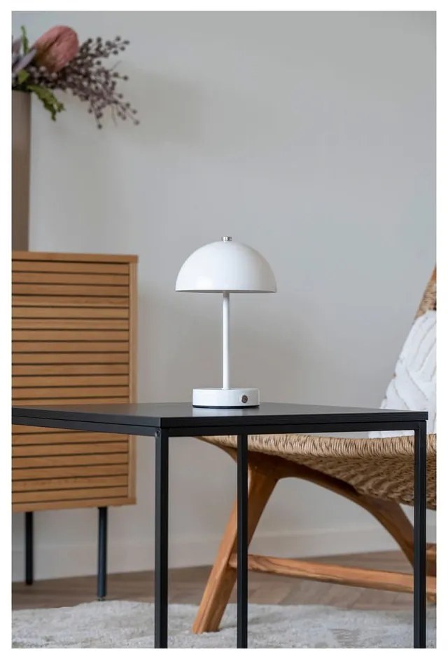 Fehér LED asztali lámpa (magasság 25 cm) Holt – House Nordic