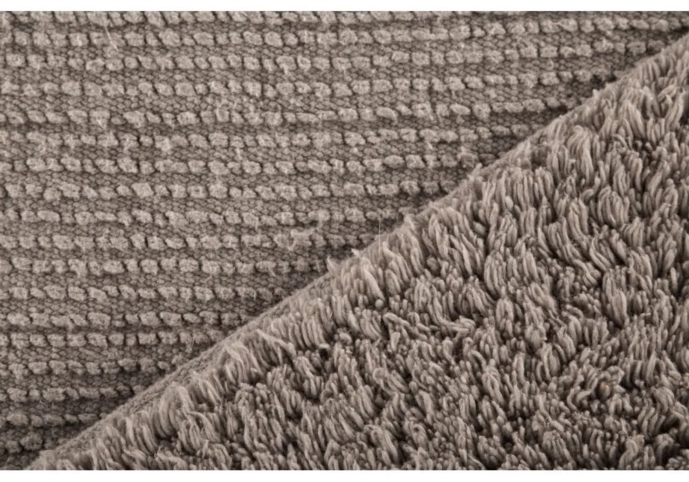 Luca barna pamut fürdőszobaszőnyeg, 60 x 60 cm - Tiseco Home Studio