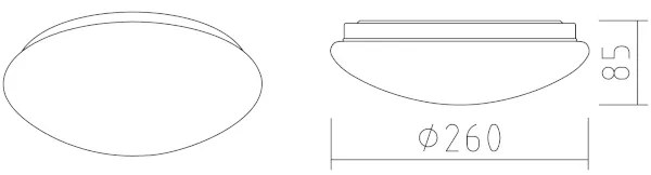 APLED - LED Mennyezeti lámpa LENS P TRICOLOR LED/12W/230V IP41 825lm