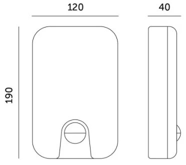 LED kültéri fali lámpa szenzorral BAVANO LED/15W/230V 3000/4000/5700K IP54