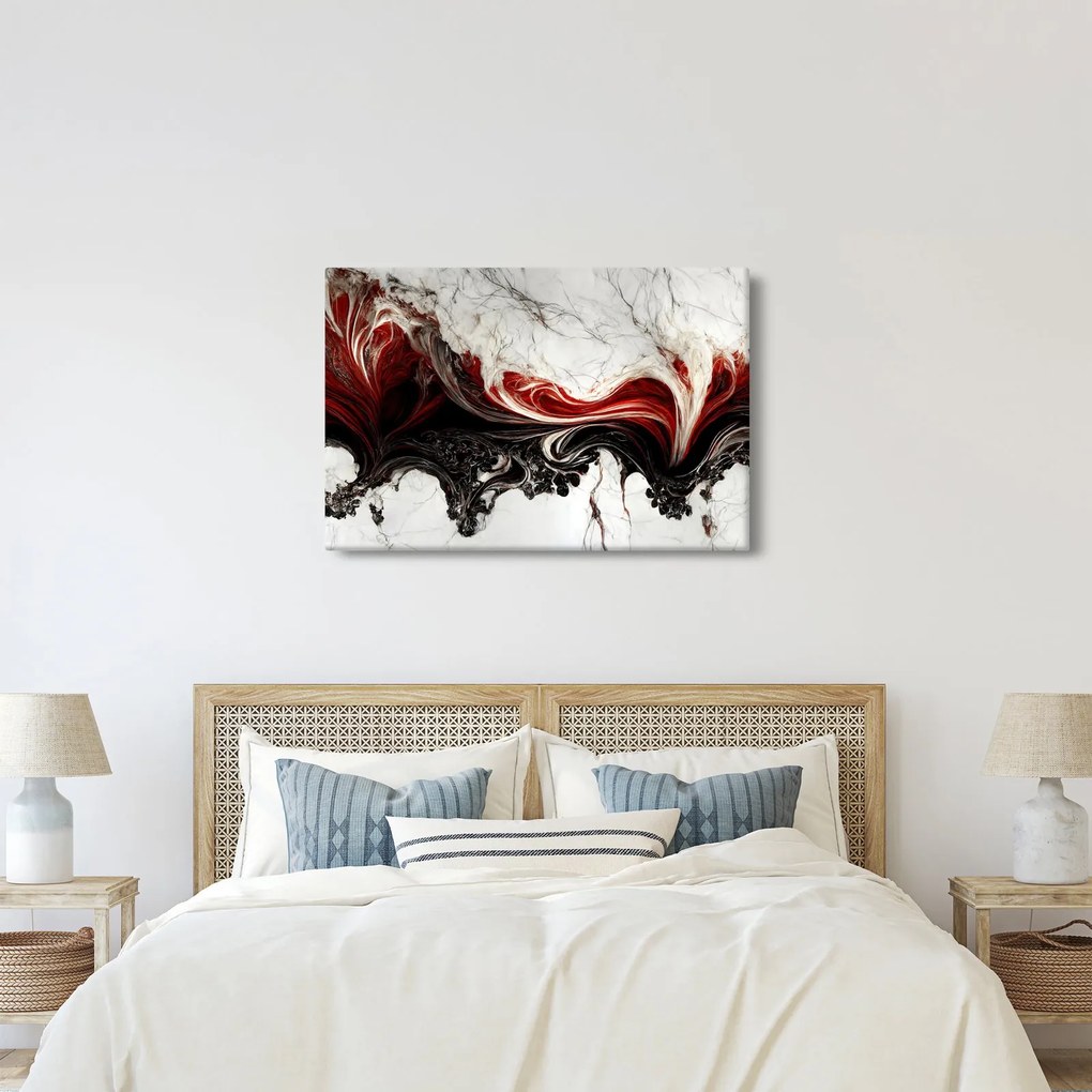 Kép - Márványos absztrakció (90x60 cm)