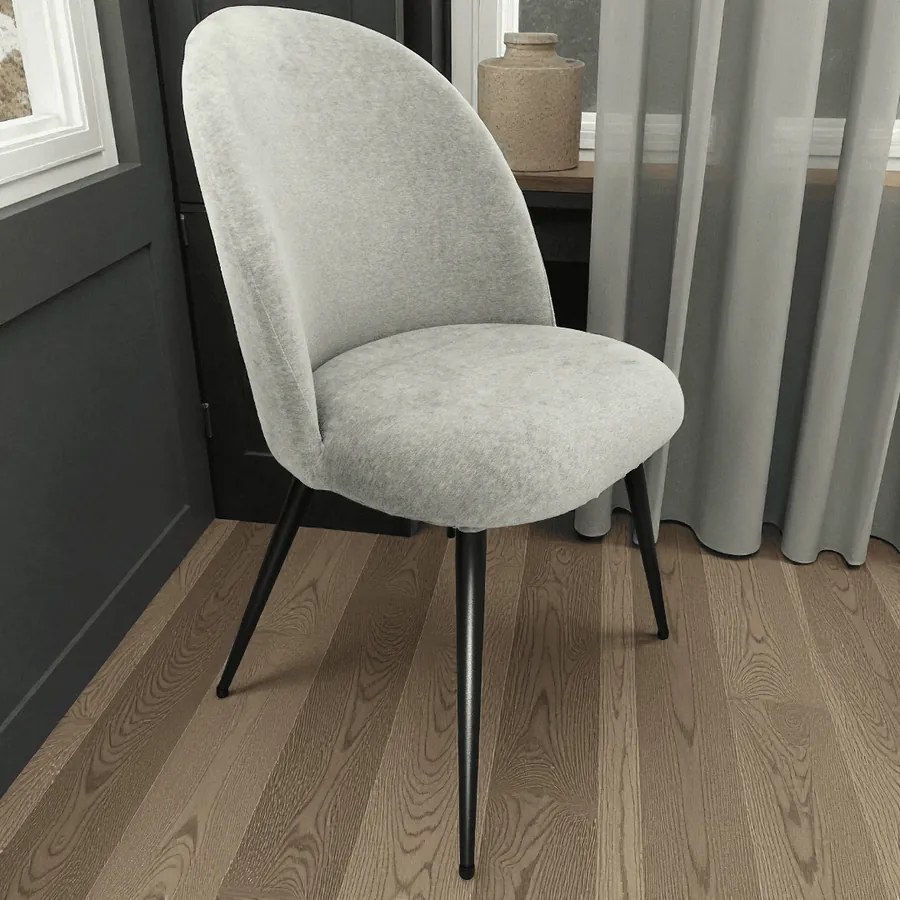 Székhuzat JYSK KOKKEDAL étkezőszékre (világosszürke)