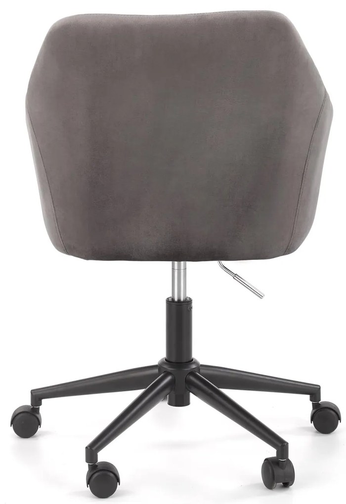 Szürke irodai szék MARIBO VELVET