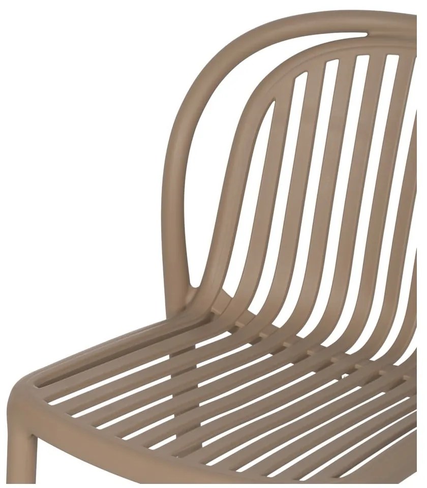 Bézs műanyag étkezőszék Alia – Ixia