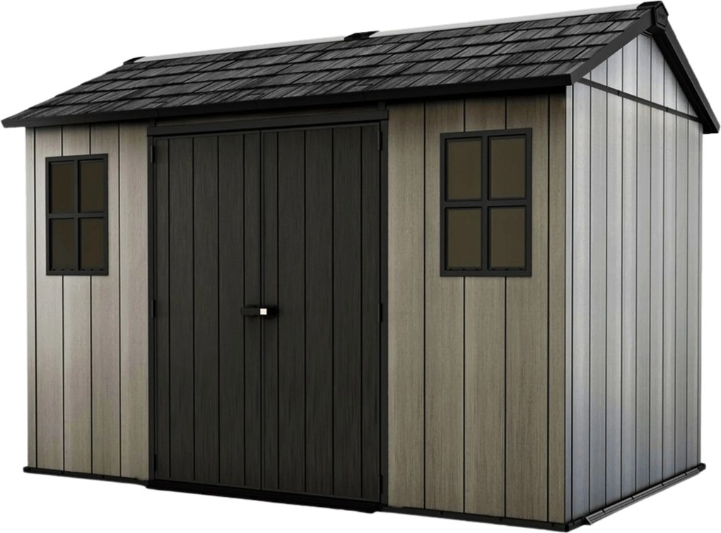 Kerti házikó Műanyag szerszámtároló 350x229 cm Abiko