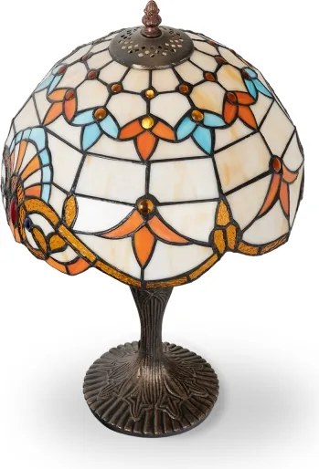 Brilagi - Tiffany-vitrázs asztali lámpa MIRABELLA 1xE27/60W/230V