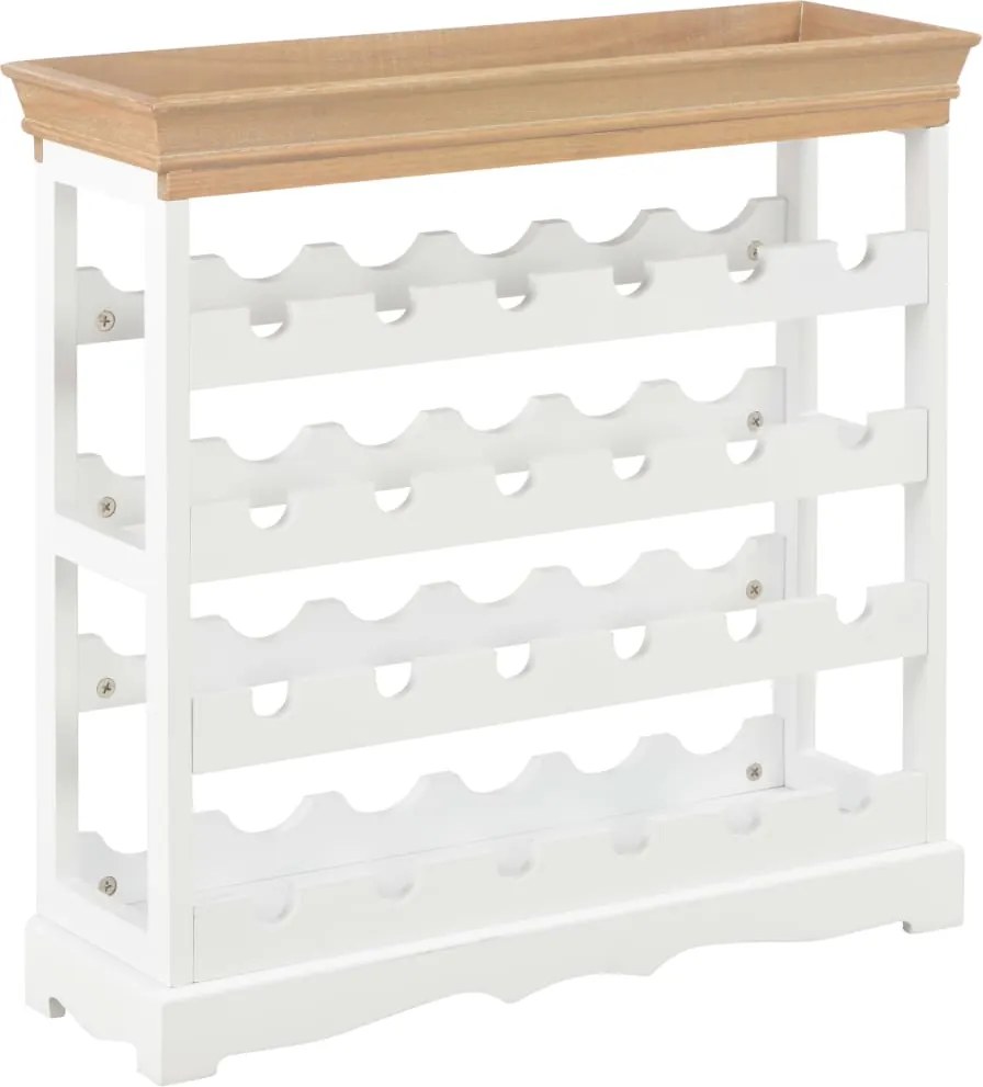 vidaXL fehér MDF borszekrény 70 x 22,5 x 70,5 cm