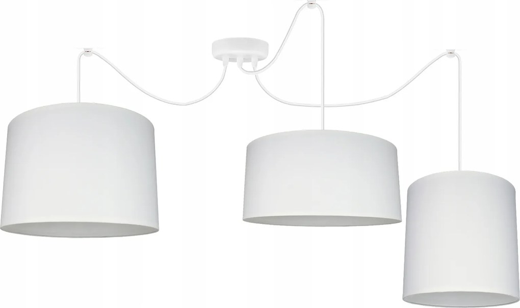 Mennyezeti függőlámpa csillár Pók Lámpabúra fehér mennyezeti lámpa nappaliba