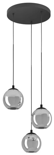 Eglo 98653 - Csillár zsinóron ARISCANI 3xE27/40W/230V