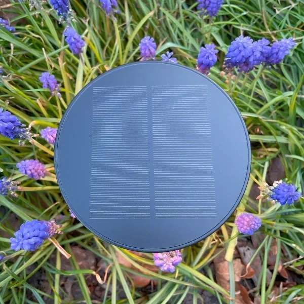 Zuma Line DT33611 - CARLI LED napelemes lámpa 2W, 2000 mAh, IP44 fekete