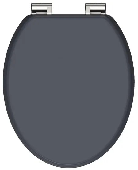 Schütte 80104 - SPIRIT antracit WC-ülőke, SoftClose, MDF fa