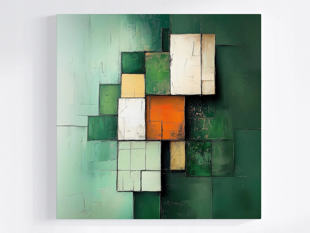 Canvas Vászonkép Absztrakt 3D Szerkezet Geometria Textúra 40x40